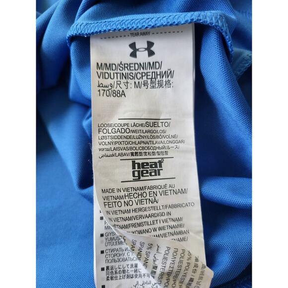 NWT UNDER ARMOUR The Ritz-Carlton Amelia Island Golf Polo UPF50 Blue SIze M - Picture 9 of 9